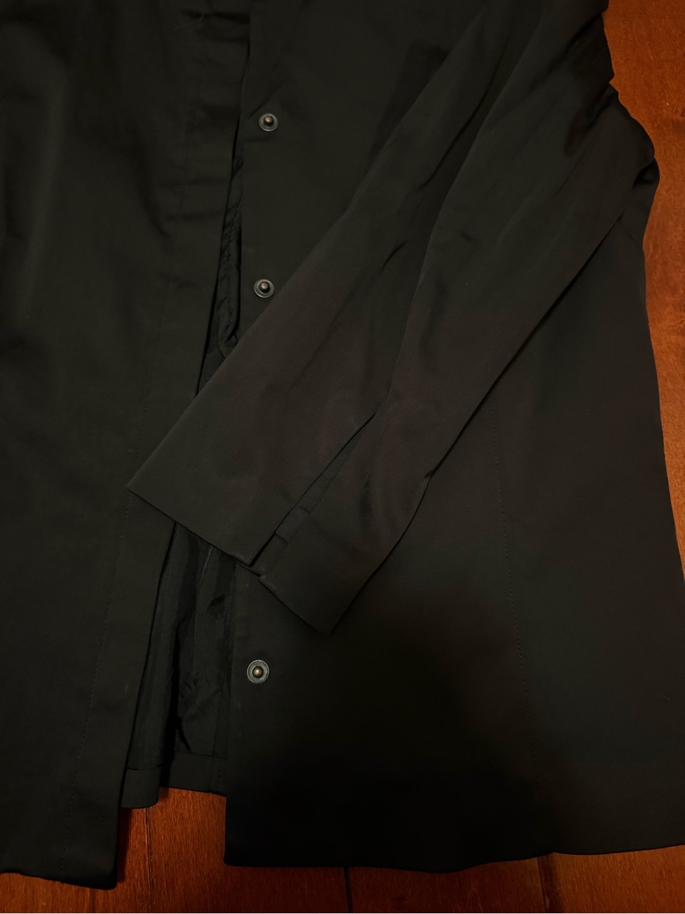 Express Black Button-Up Jacket - Picture 2 of 3